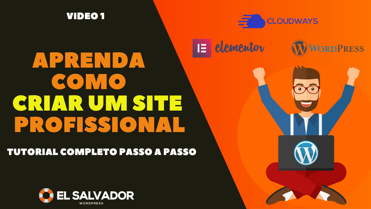 Como Criar um Site - Tutorial Completo passo a passo - video 1